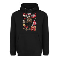 Black can't talk right now i'm busy doing dog mom Heavyweight Hoodie - MaliasSmallBusiness