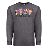 Charcoal Heather autism awareness Premium Sweatshirt - MaliasSmallBusiness