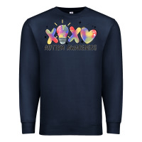 Navy autism awareness Premium Sweatshirt - MaliasSmallBusiness