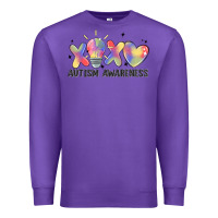 Purple autism awareness Premium Sweatshirt - MaliasSmallBusiness
