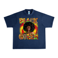 Navy Black queen juneteenth Urban Heavy Tee - Zillion Design Studio
