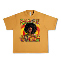 Peanut Butter Black queen juneteenth Urban Heavy Tee - Zillion Design Studio