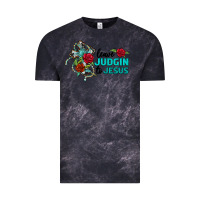 Cloud Black leave judgin to jesus Vintage Tee - BarkalooDesign