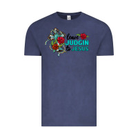 Vintage Denim leave judgin to jesus Vintage Tee - BarkalooDesign