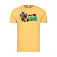 Vintage Mustard leave judgin to jesus Vintage Tee - BarkalooDesign