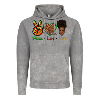Cloud Rock peace love locs Vintage Hoodie - texasbilliewilder