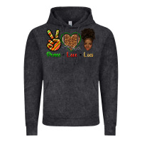 Peace Love Locs Vintage Hoodie | Teevron