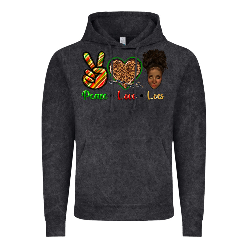Peace Love Locs Vintage Hoodie by texasbilliewilder | Teevron