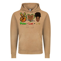 Vintage Camel peace love locs Vintage Hoodie - texasbilliewilder