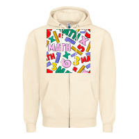 Sandshell math seamless pattern Zipper Hoodie - BundleAndBundleShop