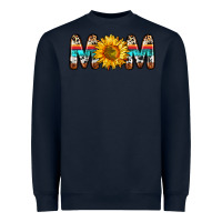 Navy mom sunflower Heavyweight Sweatshirt - Zillion Design Studio