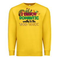 Lemon i enjoy romantic walks to the taco truck Premium Sweatshirt - MaliasSmallBusiness