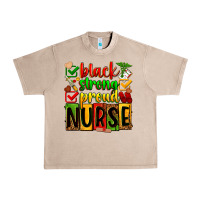 French Oak Black strong proud Nurse juneteeenth Urban Heavy Tee - Zillion Design Studio