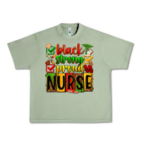 Oil Green Black strong proud Nurse juneteeenth Urban Heavy Tee - Zillion Design Studio
