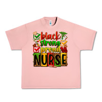 Salmon Black strong proud Nurse juneteeenth Urban Heavy Tee - Zillion Design Studio