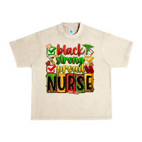 Sandshell Black strong proud Nurse juneteeenth Urban Heavy Tee - Zillion Design Studio