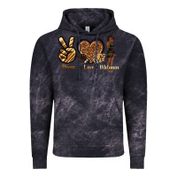 Cloud Black peace love melanin Vintage Hoodie - texasbilliewilder