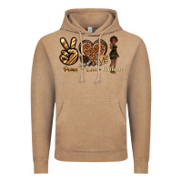 Vintage Coffee peace love melanin Vintage Hoodie - texasbilliewilder