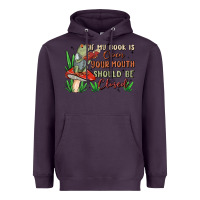 Plum if my book is open your mouth should be closed malia Heavyweight Hoodie - MaliasSmallBusiness