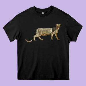 Jaguarundi Heavy Core Tee Designed By Lillyallendesigns