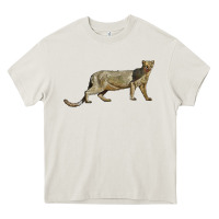 Cream Jaguarundi Heavy Core Tee - LillyAllenDesigns