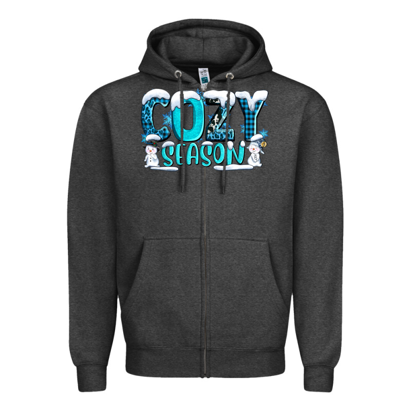 Cozy Season With Snowman Ado Zipper Hoodie by AdoDesignShop | Teevron