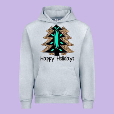Happy Holidays Tree Urban Hoodie Designed By Bettercallsaul