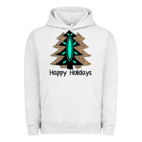 Pigment Lunar Rock Happy Holidays Tree Urban Hoodie - Bettercallsaul