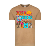 Vintage Camel rise and shine coffee time Vintage Tee - Zillion Design Studio