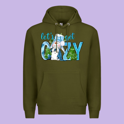 Let's Get Cozy Premium Hoodie Designed By Bundleandbundleshop