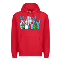 Red Let's Get Cozy Premium Hoodie - BundleAndBundleShop