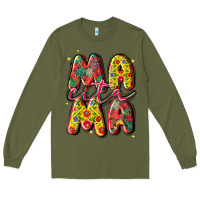 Army Green mamacita Long Sleeve Tee - JahusDesignShop