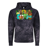 Cloud Black bear coffee cups Vintage Hoodie - Zillion Design Studio