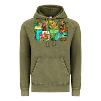 Vintage Olive bear coffee cups Vintage Hoodie - Zillion Design Studio
