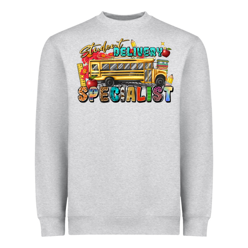Student Delivery Specialist Heavyweight Sweatshirt by texasbilliewilder | Teevron
