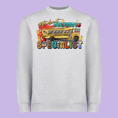 Student Delivery Specialist Heavyweight Sweatshirt Designed By Texasbilliewilder