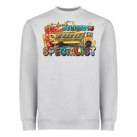Heather Grey student delivery specialist Heavyweight Sweatshirt - texasbilliewilder