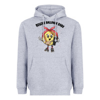 Heather Grey boujee ballpark babe Heavyweight Hoodie - MaliasSmallBusiness