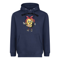 Navy boujee ballpark babe Heavyweight Hoodie - MaliasSmallBusiness