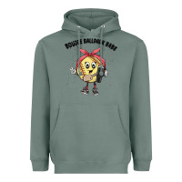 Sage boujee ballpark babe Heavyweight Hoodie - MaliasSmallBusiness