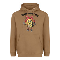 Toasted Coconut boujee ballpark babe Heavyweight Hoodie - MaliasSmallBusiness
