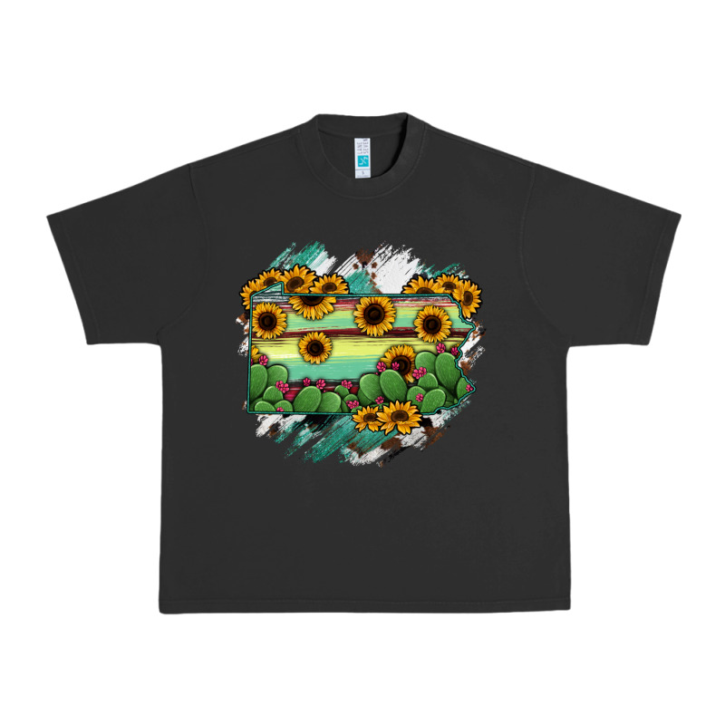 Pennsylvania State Map Urban Heavy Tee by RanaPortraitStore | Teevron
