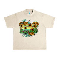 Sandshell Pennsylvania State Map Urban Heavy Tee - RanaPortraitStore