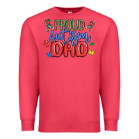 Cardinal proud autism dad Premium Sweatshirt - MaliasSmallBusiness