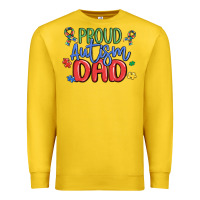 Lemon proud autism dad Premium Sweatshirt - MaliasSmallBusiness