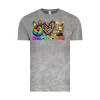 Cloud Rock peace love  coffee Vintage Tee - Zillion Design Studio