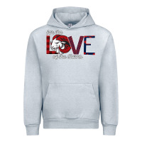 Heather Grey For the Love of the Rams Urban Hoodie - Bettercallsaul