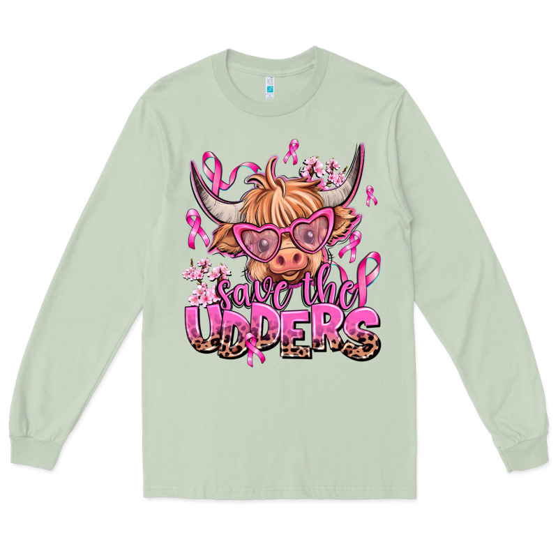 Save The Udders Long Sleeve Tee by AdoDesignShop | Teevron