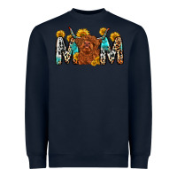 Navy mom cow Heavyweight Sweatshirt - Zillion Design Studio