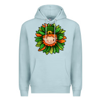 Blue Mist St. Patricks Sunflower With Dwarf Premium Hoodie - BundleAndBundleShop
